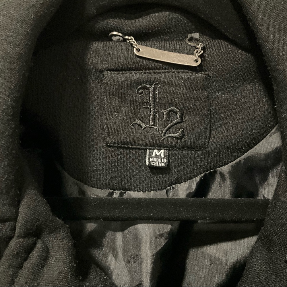 Women's Black Peacoat - Picture 2 of 4